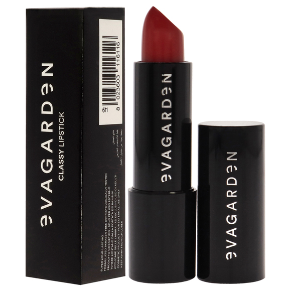 Classy Lipstick - 611 Tango Red by Evagarden for Women - 0.10 oz Lipstick - Picture 4 of 5